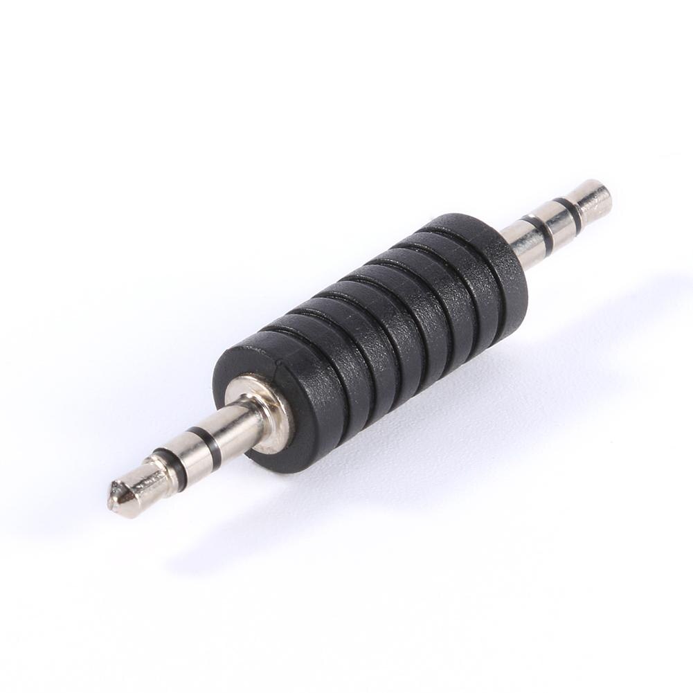 2 Stuks 3.5Mm Stereo Male Naar Male Jack Audio Plug Connector Koppeling Adapter