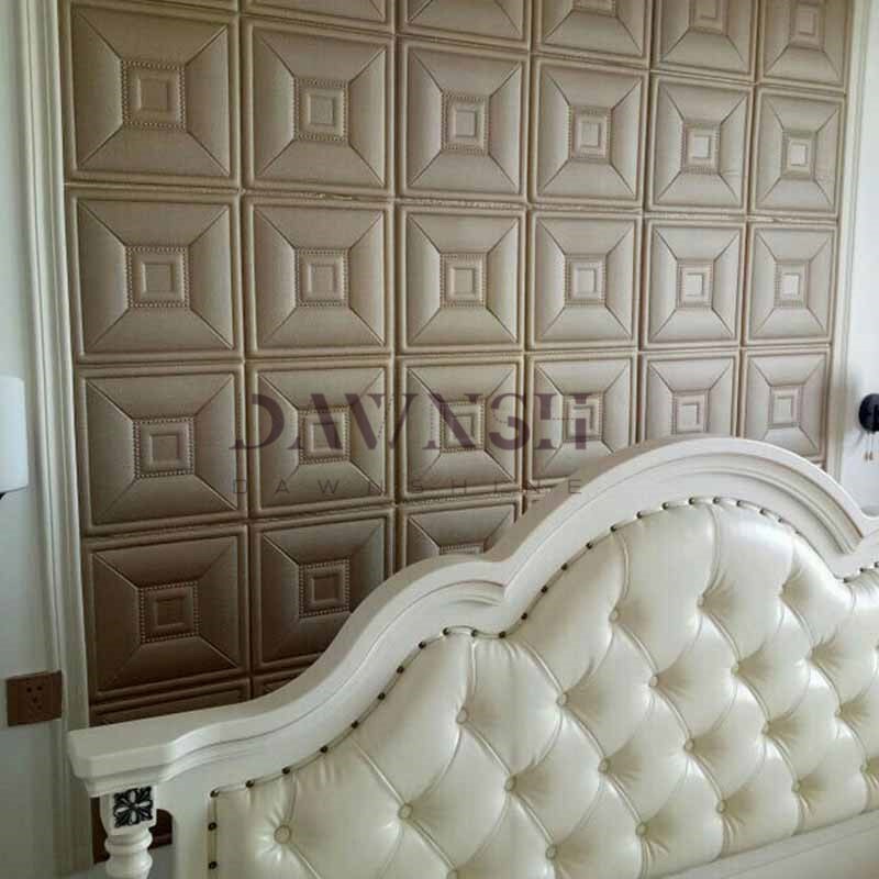 1PCs 70x70 Cm Square Pattern PE Foam Wallpaper 3D Self-Adhesive Anti-Collision Wall Paper For Kids Room Wall Sticker