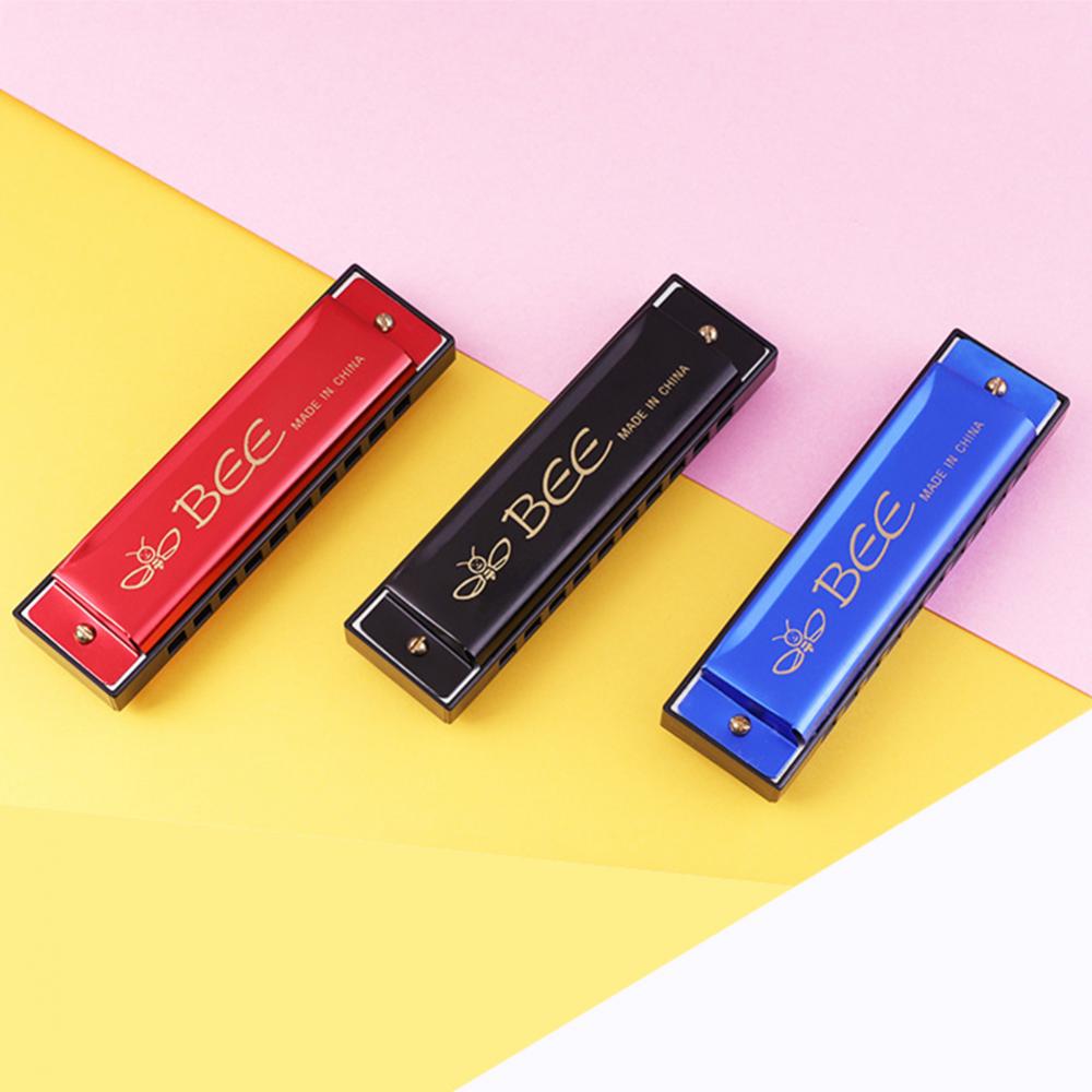 caldo metallo 10 fori polifonia 3 colori strumento di armonica di alta qualità gaita bocca organo armonica diatorica sovrarmonica