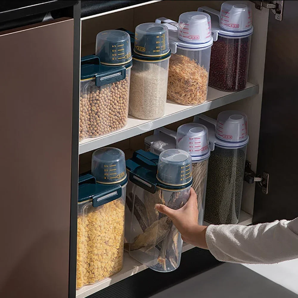 Hondenvoer Opslag Emmer Voedsel voor huisdieren Graanopslagtank Keukenopslag Rijstdoos Kattenvoer Graan Verzegelde pot Hond Kat Accessoires