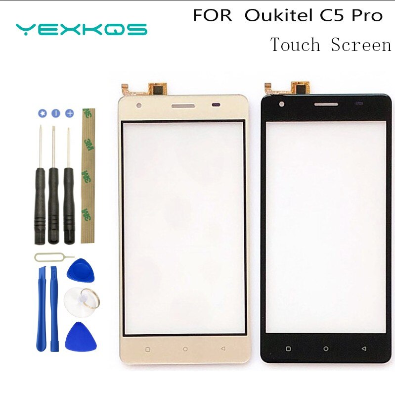 Touchscreen Touchscreen Voor Oukitel C5 Pro Touch Sensor Digitizer Panel Voor Glas Voor Oukitel C5 Touch Screen Protector Film