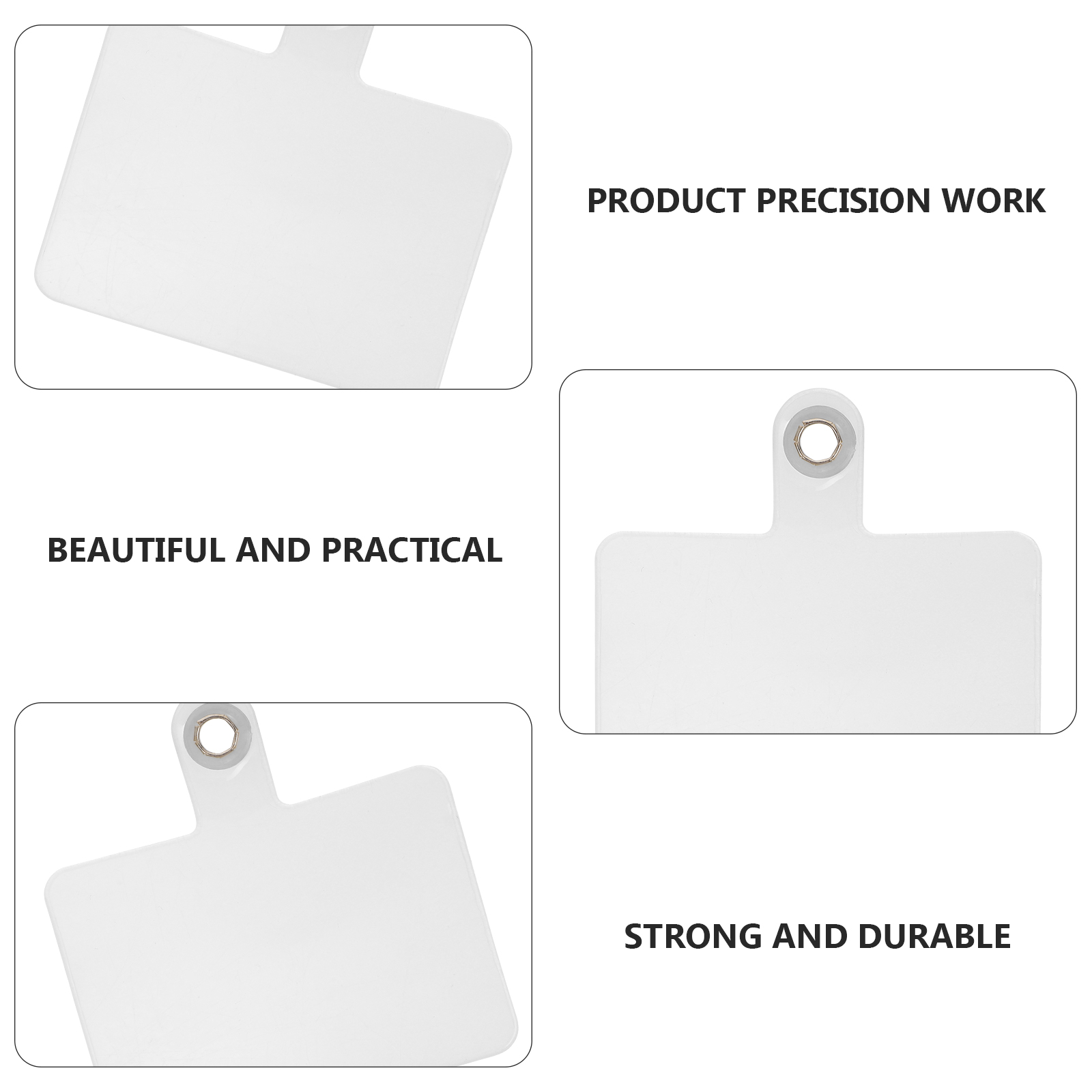 10 stk universal mobiltelefon tøjring patches anti-tabt ledning klæbende-fri telefon etui anker til aftagelig snor ophængning