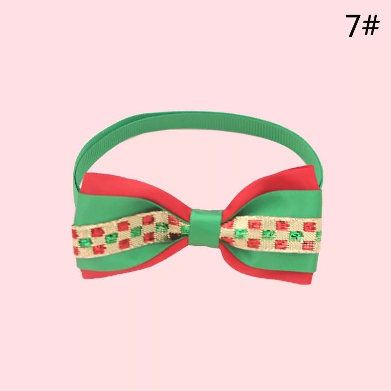 Accesorios de Navidad para mascotas corbata de perro y gato suministros para mascotas cachorros de peluche gatos miniatura accesorios para mascotas collar: plum