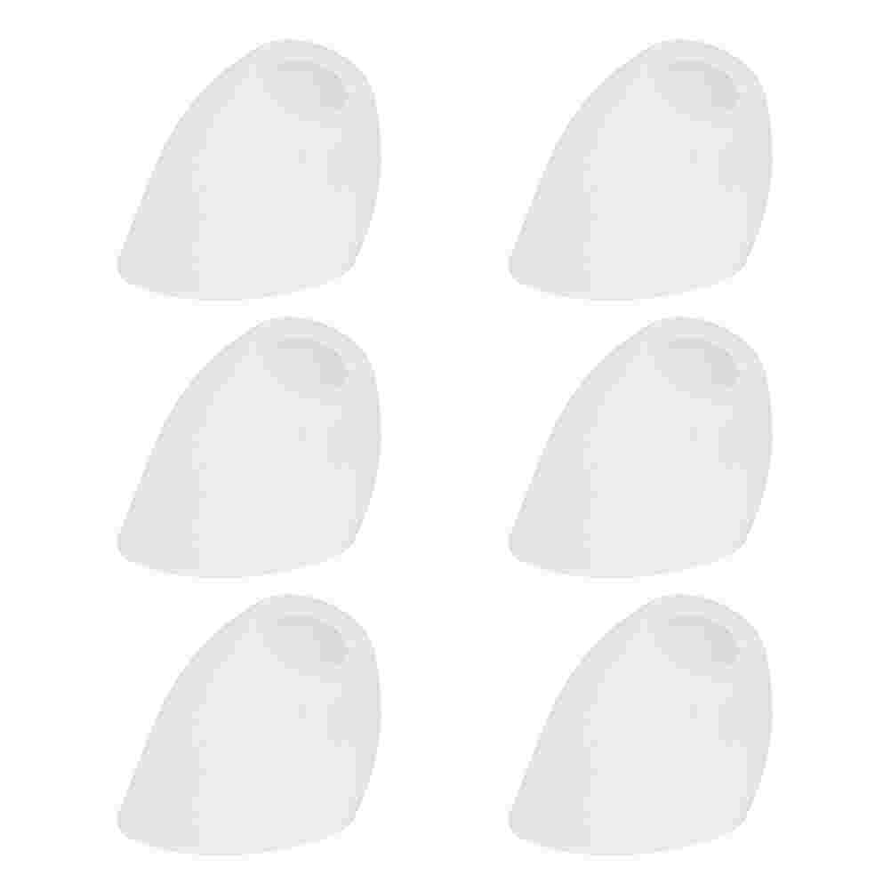 6pcs Household Plastic Lampshade Light Cover Ceiling Light Lamp Cover White: Default Title