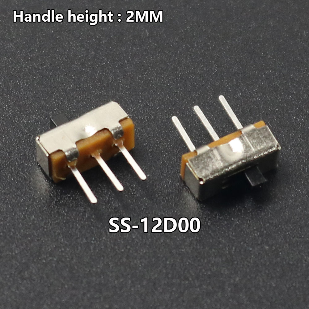 SS12D00-Mini Sliding Switch, 3Pin, 1P2T, 2 Positions, , Fist, 3mm, 4mm, 5mm, 6mm, micro Sliding Switch, 10/20/50pcs: 3XL / army green