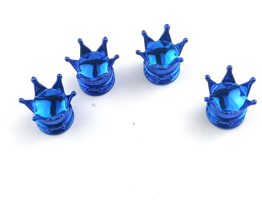 4 Stück Universal Crown Wheel Ventilabdeckungen Luft staubdicht wasserdicht Auto Motorrad Reifen Felgenabdeckungen Auto Dekoration Ventilkappen: Armee Grün