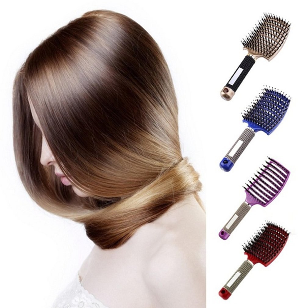 Haar Borstel Hoofdhuid Haarborstel Kam Professionele Vrouwen Wirwar Kappers Levert Borstels Combo Salon Kappers Styling Tools