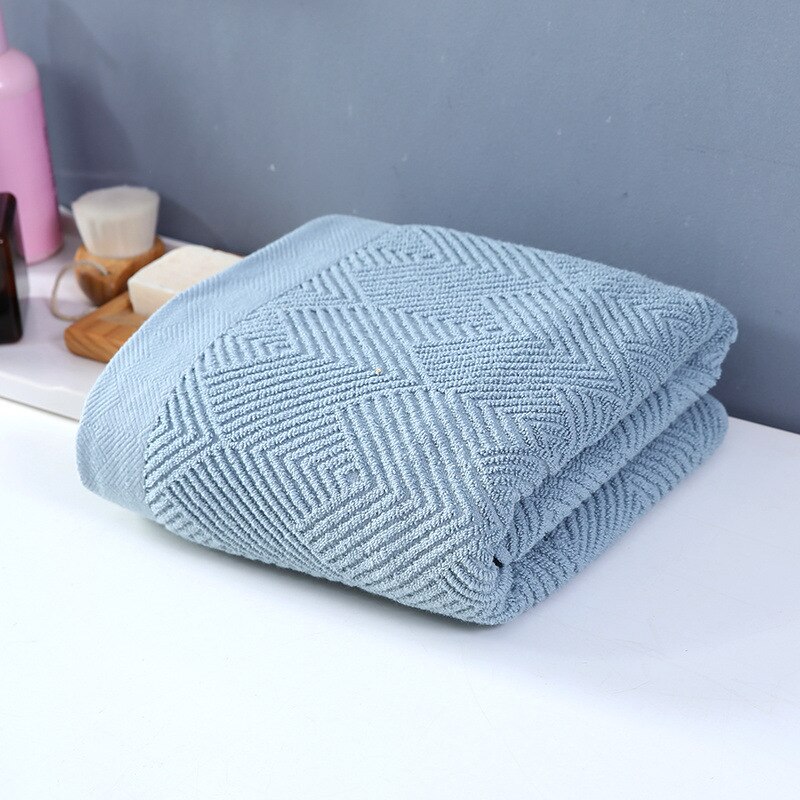 Toad 390g Thickened 100% Cotton Bath Towel for Adults Travel Home Super Absorbent Face Bath Bathroom Spa Sauna Towels: green