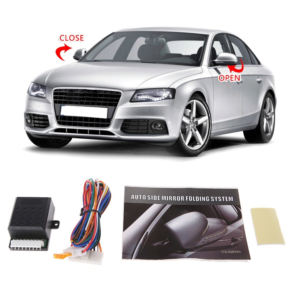 Universal Car Side Mirror Folding System Auto Side Mirror Folding Kit 1 Set A23