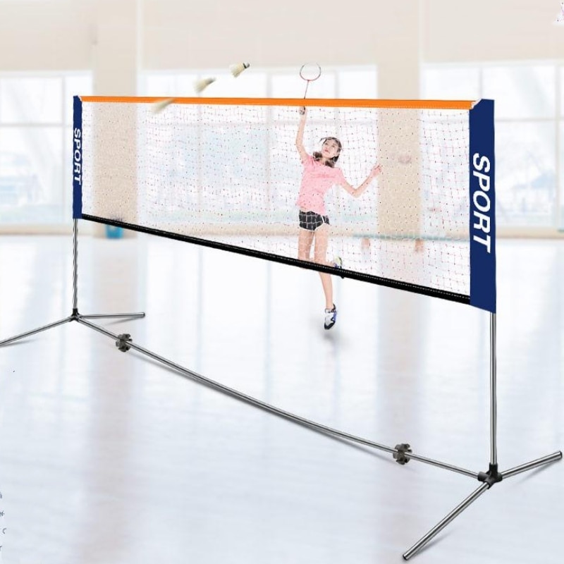 Filet de Badminton Portable, tressé, maille carrée – Grandado