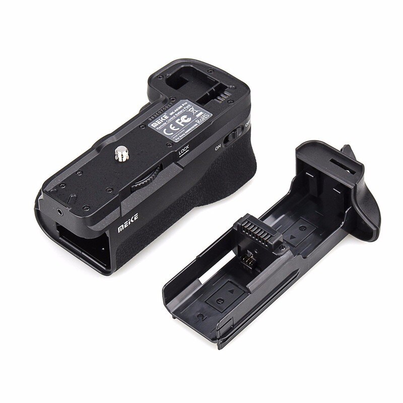 Meike mk -a6300 lodret multi power batteri håndgreb til sony  a6300 a6000 a6400 kamera arbejde med 1 or 2 np-fw50 batteri