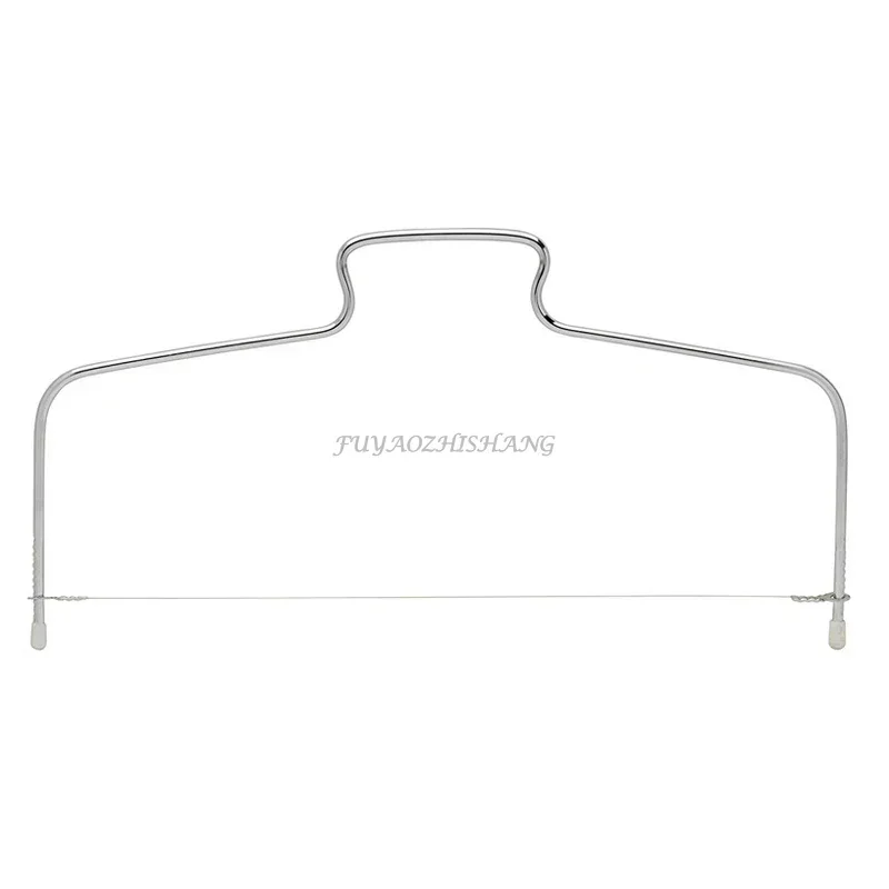 Double Line Cake Cut Slicer Adjustable Stainless Steel Wire Cake Slicer Bread Divider Kitchen Accessories Cake Baking Tools: Dark Khaki