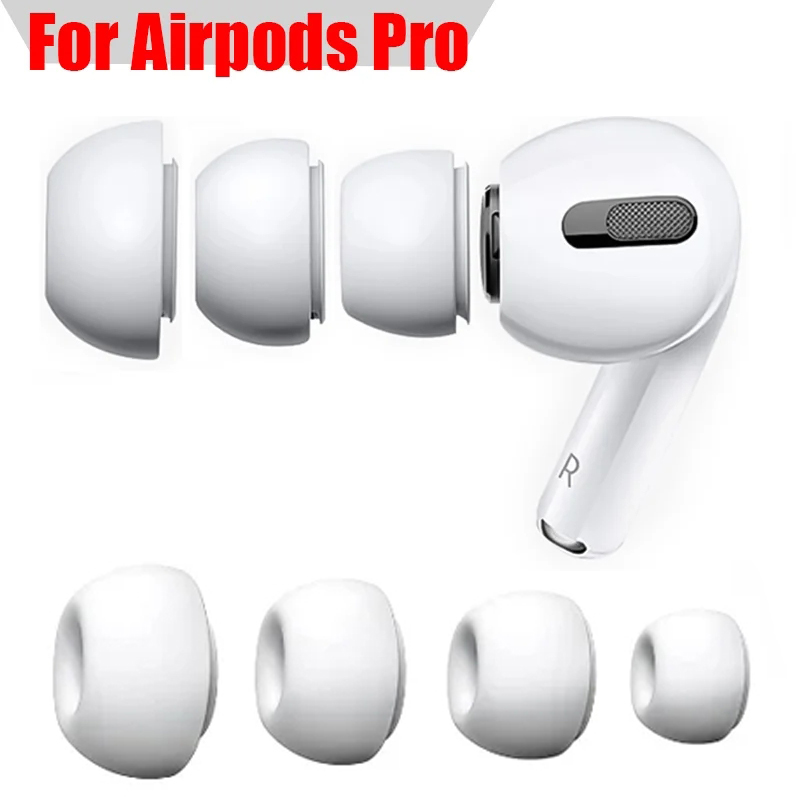 4 par ørepropper til airpods pro 1st 2nd generasjons støyreduserende silikonørepropper øreputer øreproppdeksel xs/s/m/l ørepropper ørepropp