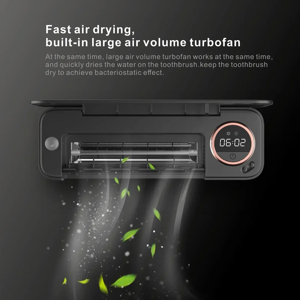 Neue Xiaomi UV Zahnbürste Rasierer Lagerung Sterilisator LEDDisplayWiederaufladbare Zahnbürste Halfter Zauberstab-Montage Mit Badezimmer Accessori