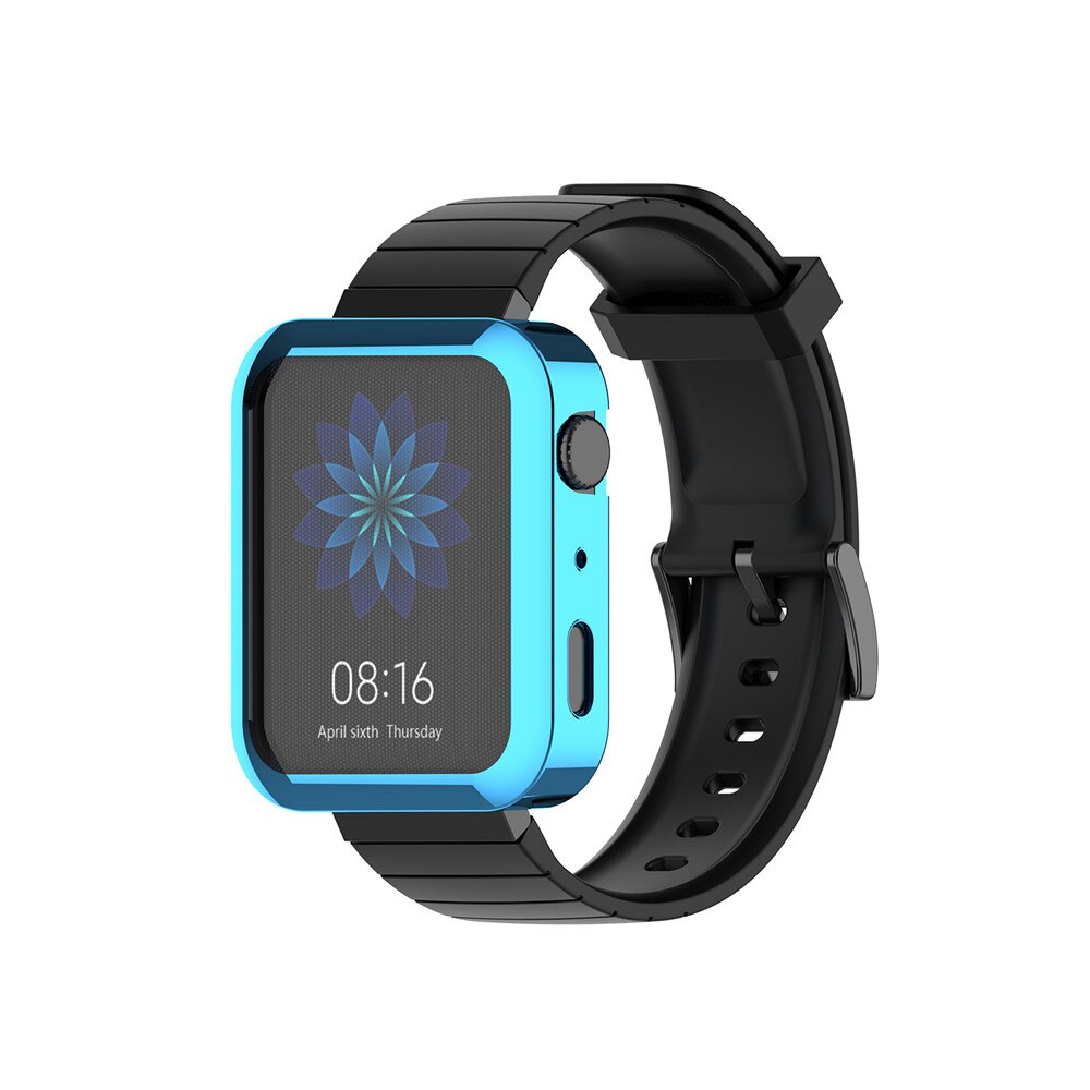 TPU Full surround protection Case For Xiaomi watch Transparent frame Protector Cover Bumper for Mi watch Protective accessories