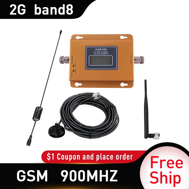 GSM 900 2g Verstärker UMTS 900Mhz 3G Verstärker celular praktisch-Signal-Verstärker Booster 900MHz GSM verstärker Saugnapf antenne