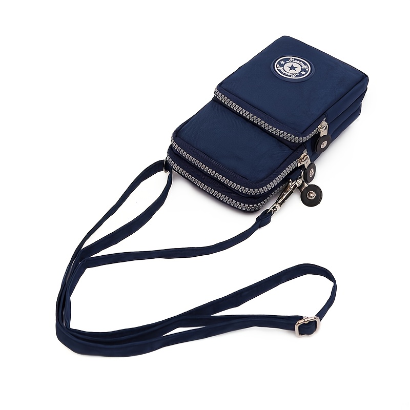 Crossbody Verticale Mobiele Telefoon Tas Vrouwen Hangende Arm Ouderen Mobiele Telefoon Tas Nek Doek Tas Draagbaar voor Wandelen Kleine Tas