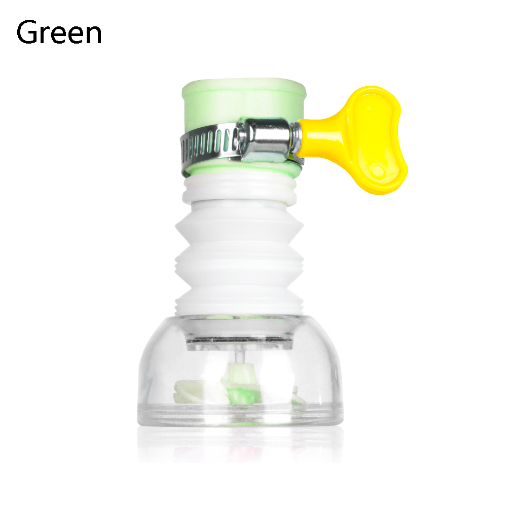 Grifo ajustable aireador difusor ahorro de agua grifo Ae para cocina boquilla filtro para grifo adaptador de agua burbujeador ducha difusor: Green