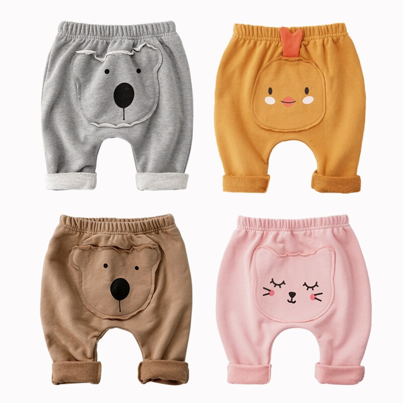 Peuter Baby Baby Jongen Meisje Harembroek Leuke Dier Leggings Bottom Cartoon Patroon Joggingbroek voor Lente Herfst 3 M- 24M