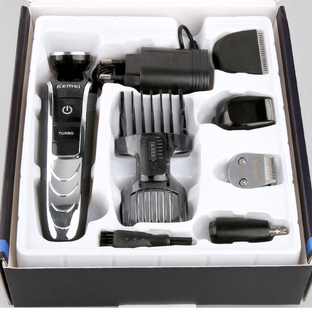 Hårklipper menn trådløs elektrisk skallet hode barbering skjeggtrimmer etterbehandling hårklippemaskindrakt