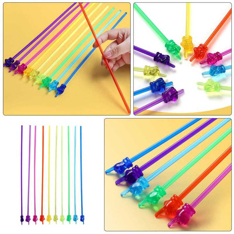 10pcs Mini Durable Resin Teaching Pointers Finger Pointers for Home Office School