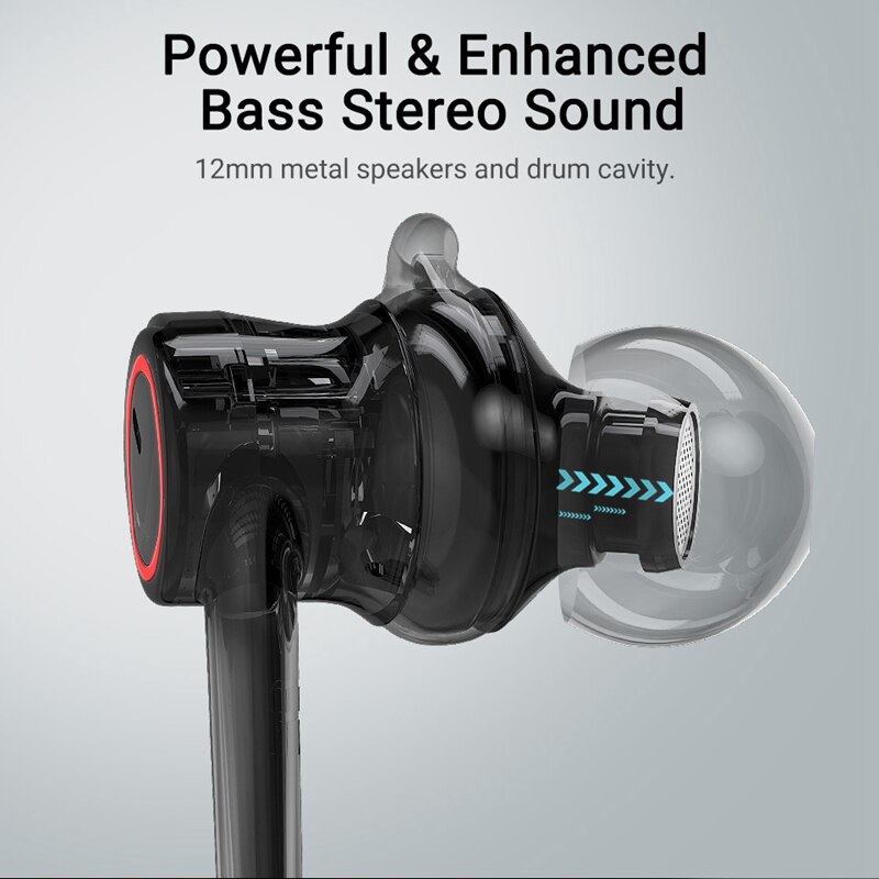 Langsdom L80 Bluetooth Oortelefoon Draadloze Hoofdtelefoon Hifi Bass IPX6 Waterdichte Sport Draadloze Koptelefoon Fone De Ouvido Bluetooth