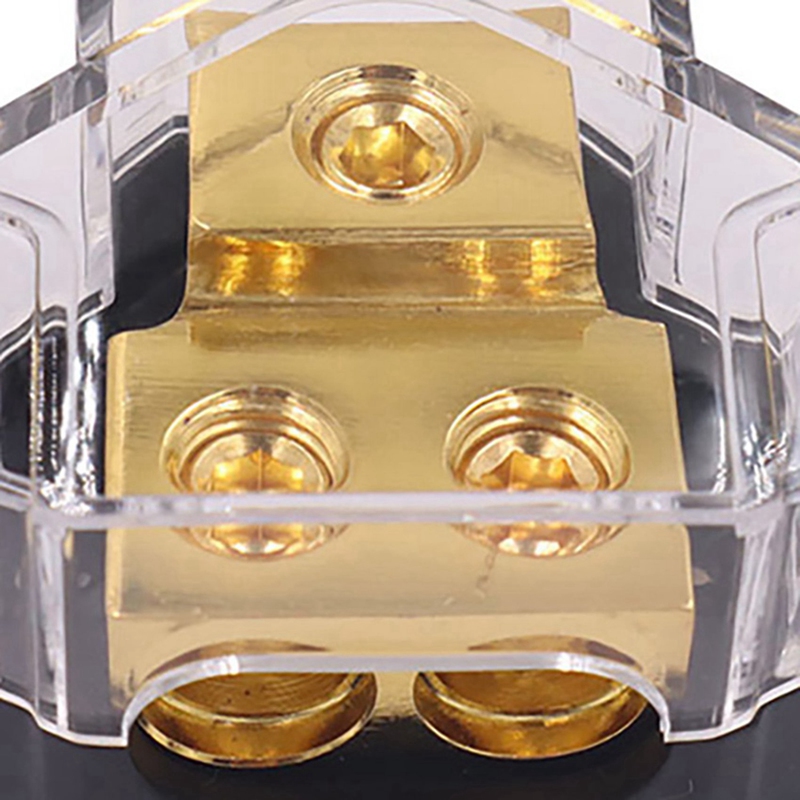 2x Audio- verstärker Strom verteilungs Block 1 in 2 aus dem Weg Strom Boden verteiler blockiert Auto verstärker Audio- Splitter