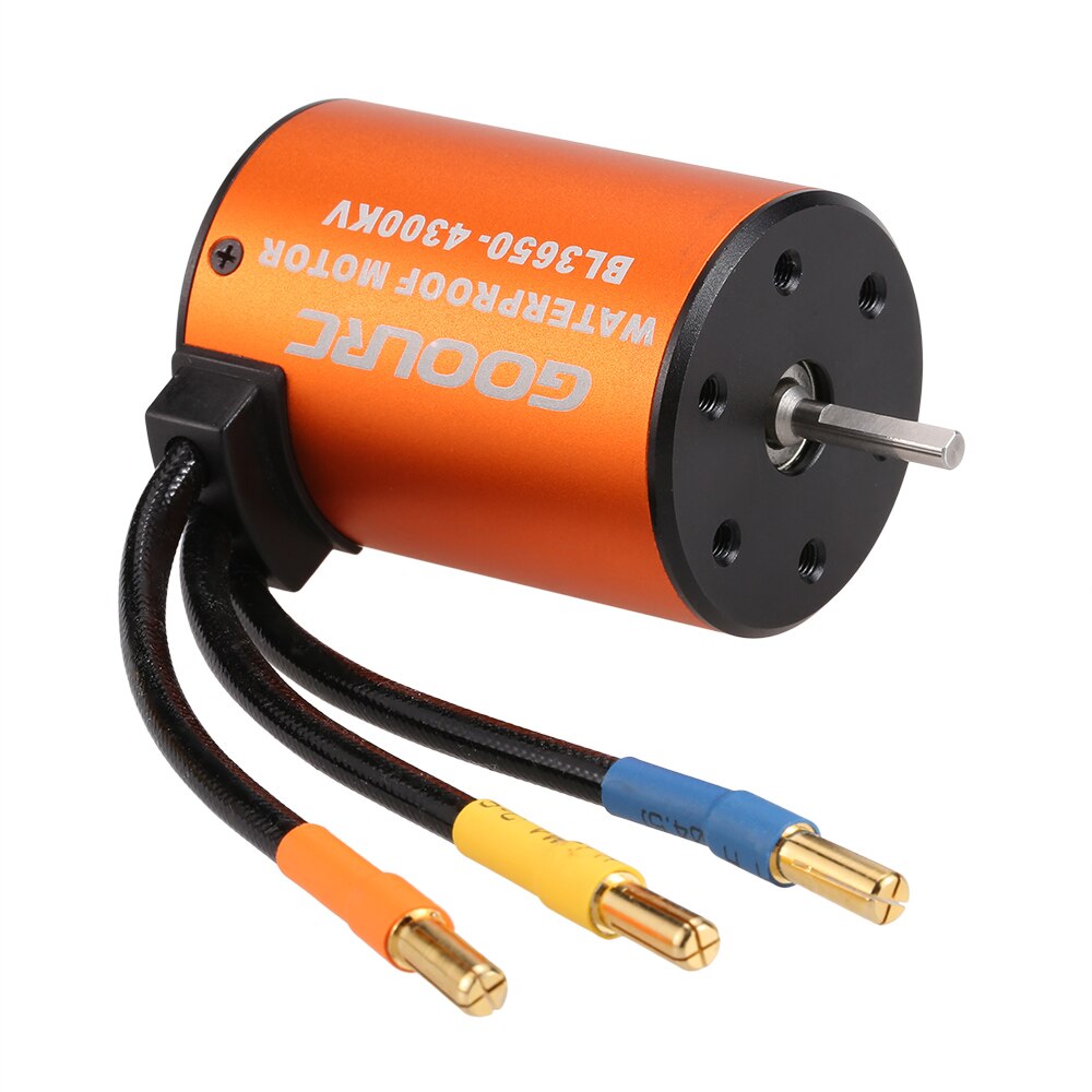 GoolRC Moteur RC Car 1:10 Parts 3650 3660 F540 3500KV 3100KV 3300KV 3800KV 3900KV 4300KV 4370KV Brushless Motor 45A 60A ESC