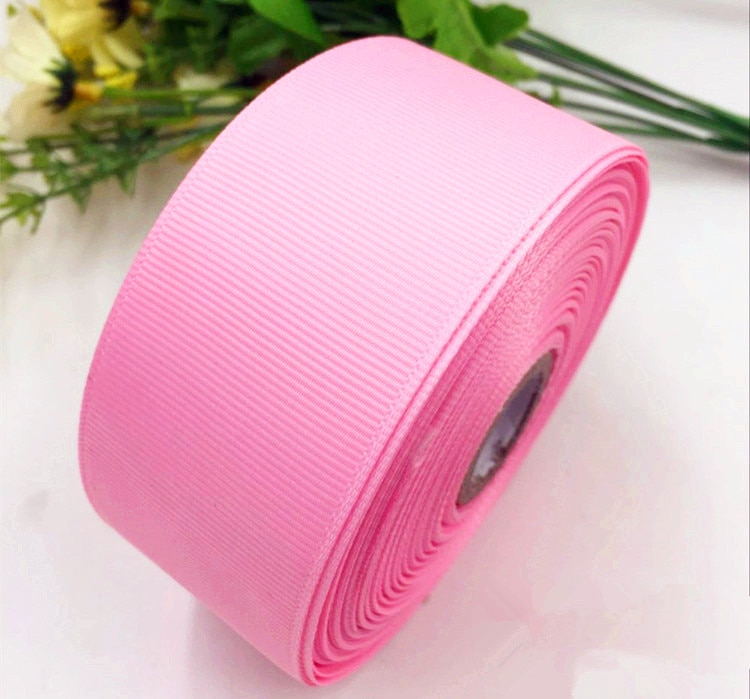 5 yards/parti 4cm 40mm brede fushia farve grosgrain bånd hår sløjfer bryllup gør-det-selv håndværk