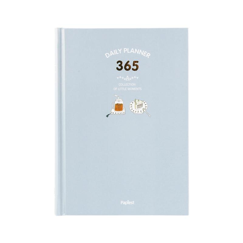 Korean Kawaii Cute 365 Planner Daily Weekly Monthly Yearly Planner Agenda Schedule Day Plan Notebook Journal Dairy A5: Color C