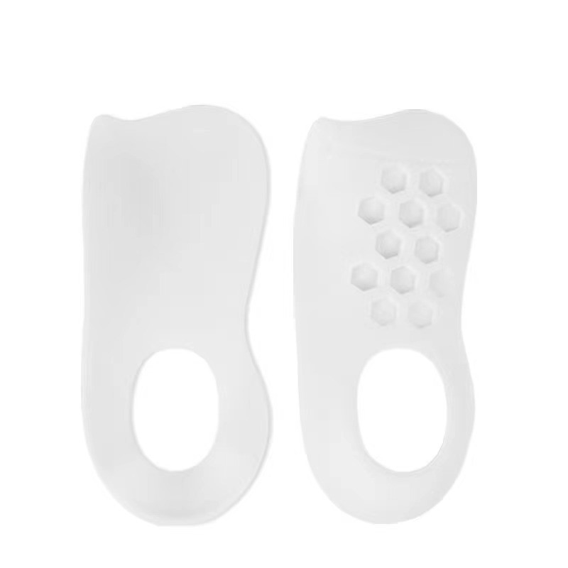 Plattfuß-Einlegesohlen, Fußgewölbe-Korrekturfuß außen, innen acht, flache xo Beine, Plantarkorrektur, orthopädische Plattfuß-Fersenpolster: Blau / 0