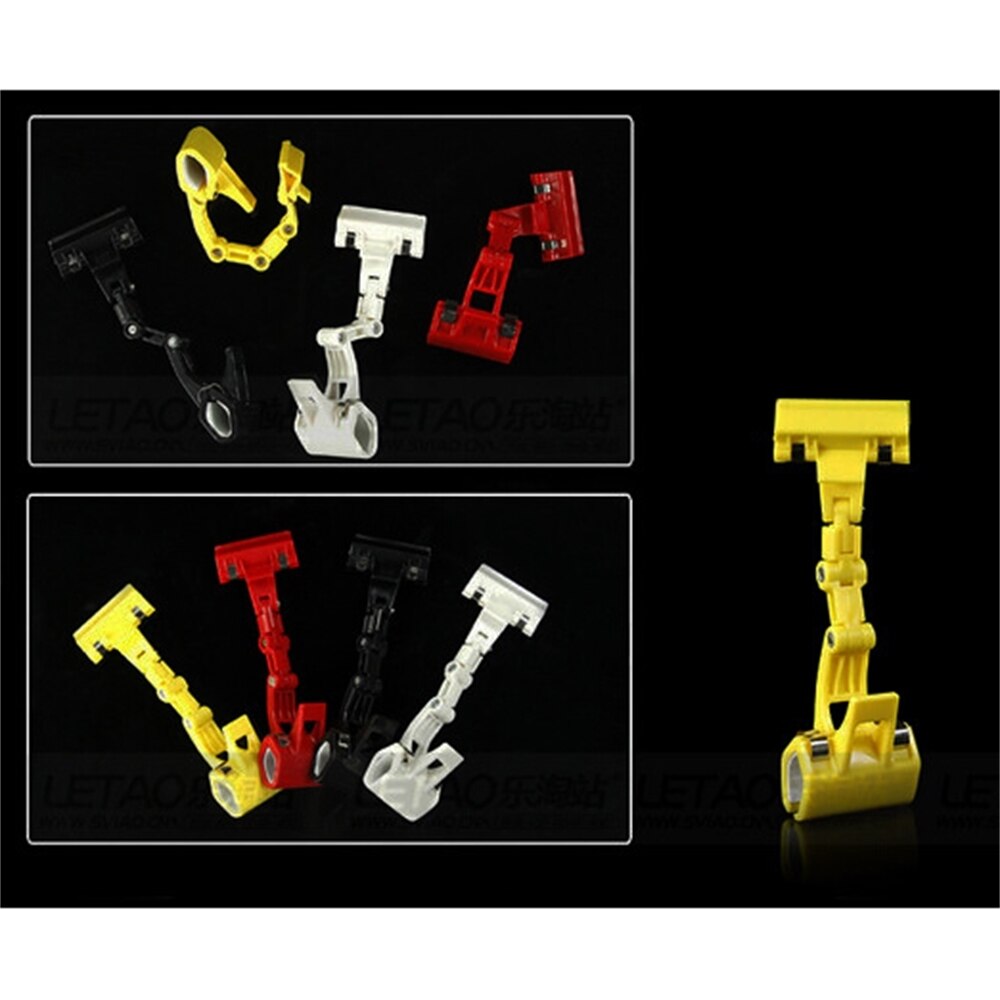 -skruer avgjort plast pop skilt kort display klipp prislapper holder svart etikett holder klemme skilt display