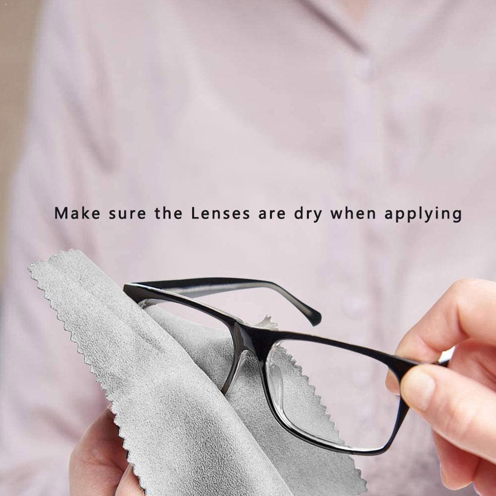 Anti-tåge briller klud genanvendelig forhindre tåge til briller klud briller unisex universal linse brille tilbehør  o1 m 5