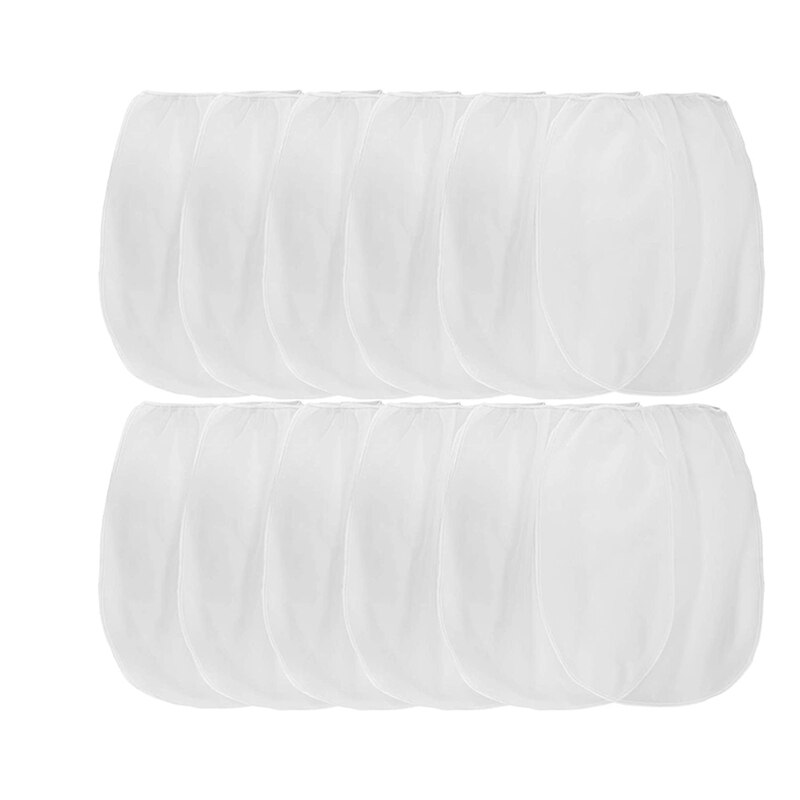 12Pcs Paint Strainer Bags Elastic Top Paint Strainer Bags Mesh Filter Bag Nylon Mesh Filters Bag For Paint Gardening