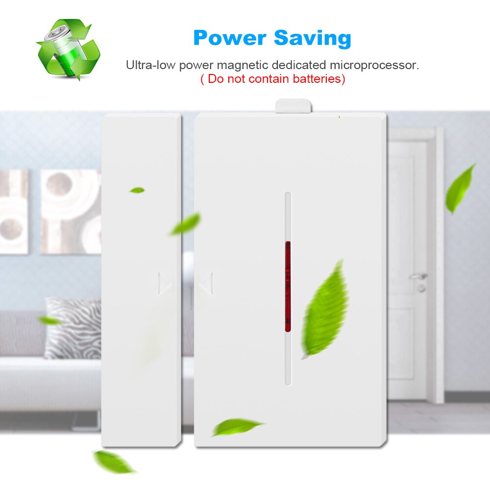 2 PCS SONOFF DW1 Sensor 433 Mhz Tür Fenster Alarm Sensor Wireless Anti-Diebstahl Alarm Kompatibel Smart Home Sicherheit alarm System