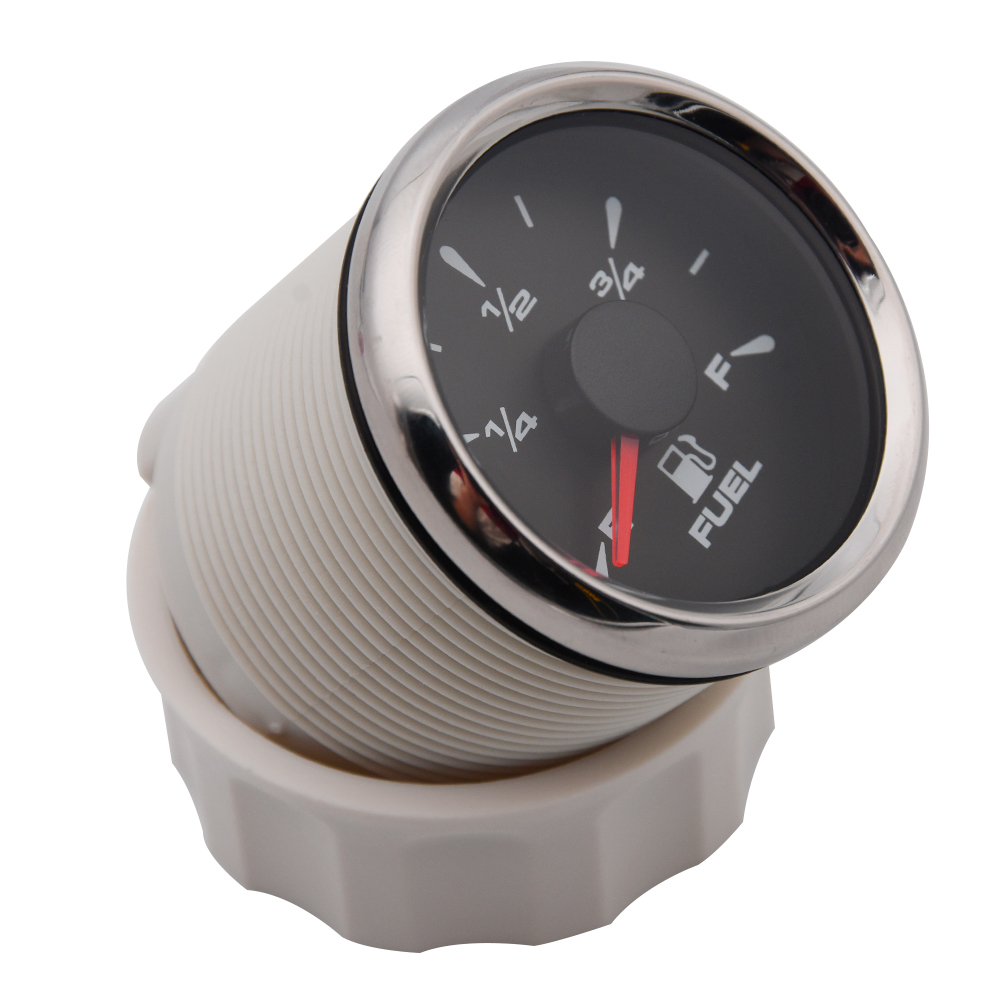 52mm auto motorcykel brændstof niveaumålere 0-190 ohm &amp; 240-33 ohm brændstofniveaumålere 9-32v marine brændstofmålere niveausensor senderenhed