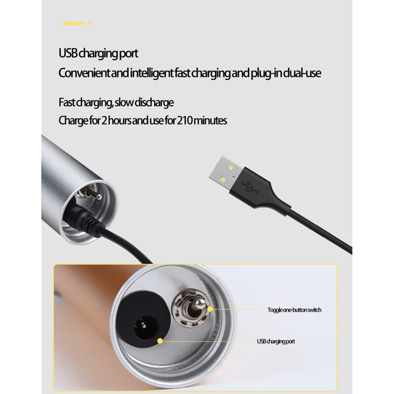 SURKER SK-651 Hair Clippers Cordless Hair Trimmer with 3 Guard Combs Hair Clippers for Men