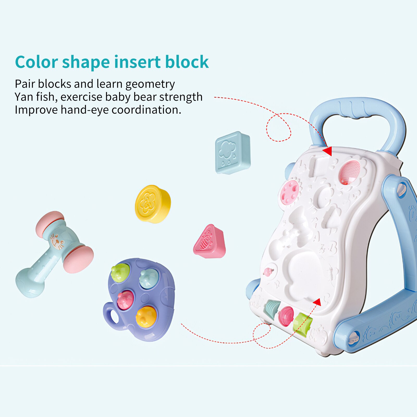 Infant Toddler Stroller Baby Learning To Walk Walker Multifunctional 6-9-18 Months One-Year-Old Boy And Girl