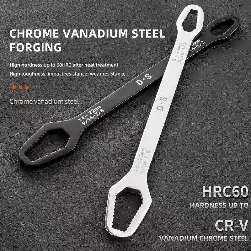 8-22mm universal torx chave dupla face auto-aperto ferramentas de reparo duplo-ended chave para diy máquina &amp; manutenção automática