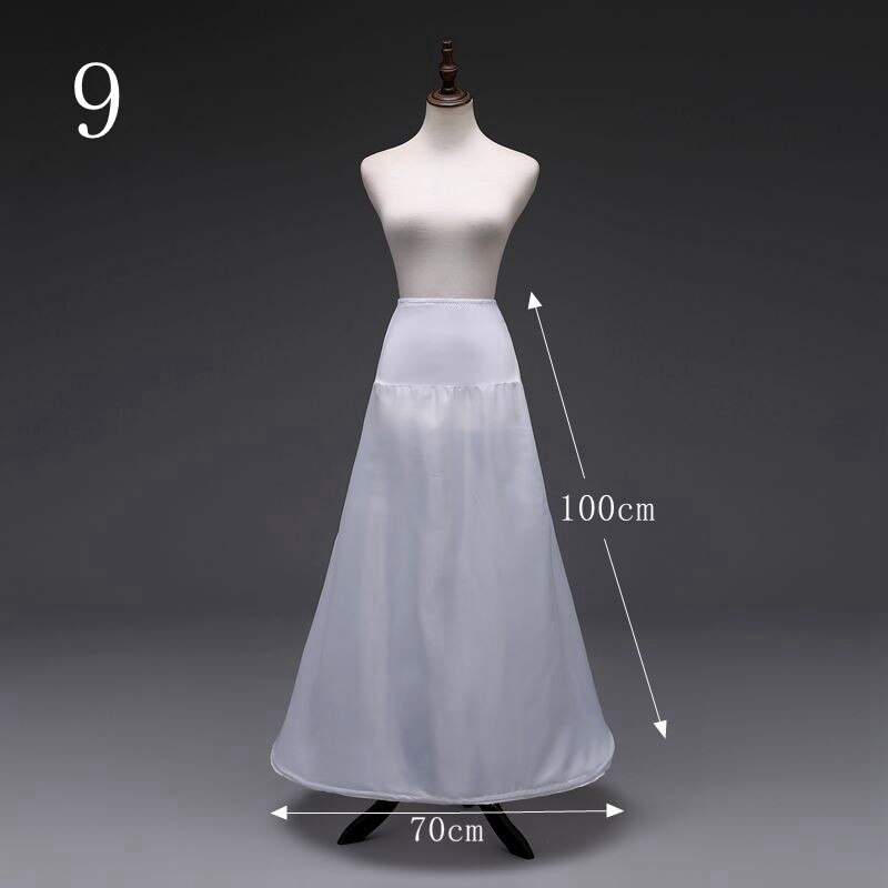Bgw op voorraad crinoline petticoat bruidsrok alle stijlen tutu hoepel onderrok bruids petticoats rockabilly: 9