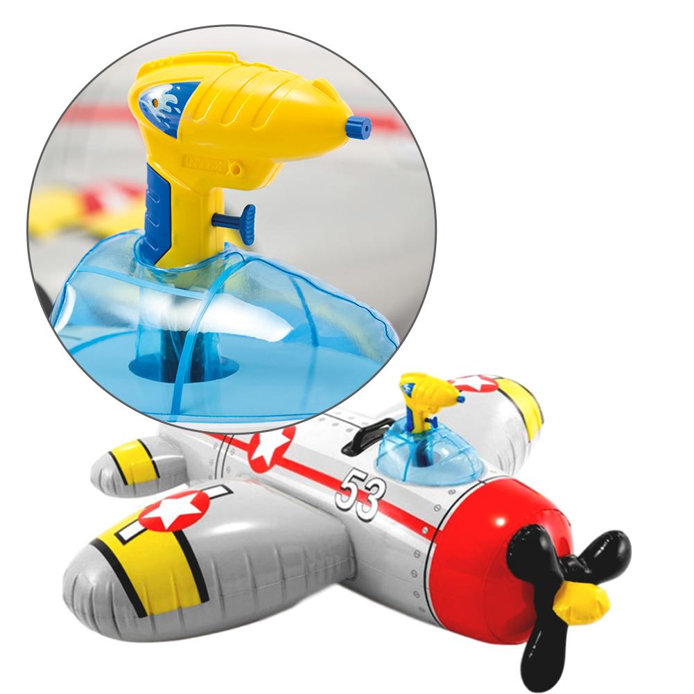 Float Vliegtuig Duurzaam Opblaasbare Rideon Squirter Gevechtsvliegtuig Water Speelgoed Voor Kinderen Vanaf 3 Jaar Oud Krachtdadige