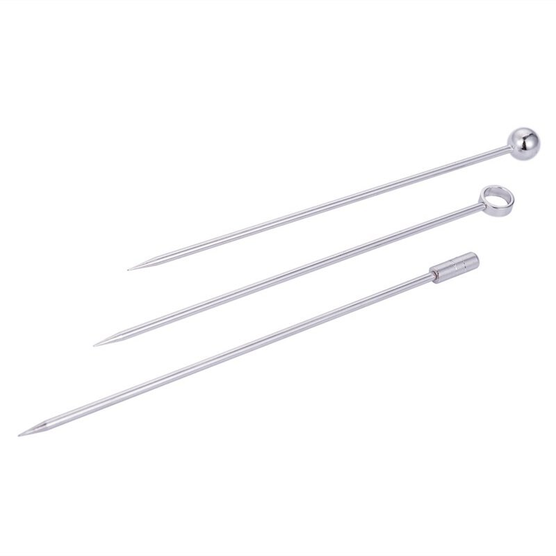 Cocktailprikkers van roestvrij staal, set van  of 15) martiniprikkers