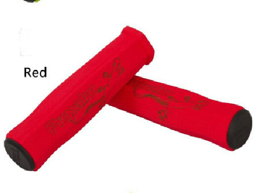 Super Light Propalm Sponge Soft Bicycle Grips Sets for MTB bicycle Folding Bike Handlebar Anti-Skid bicycle accessories: red