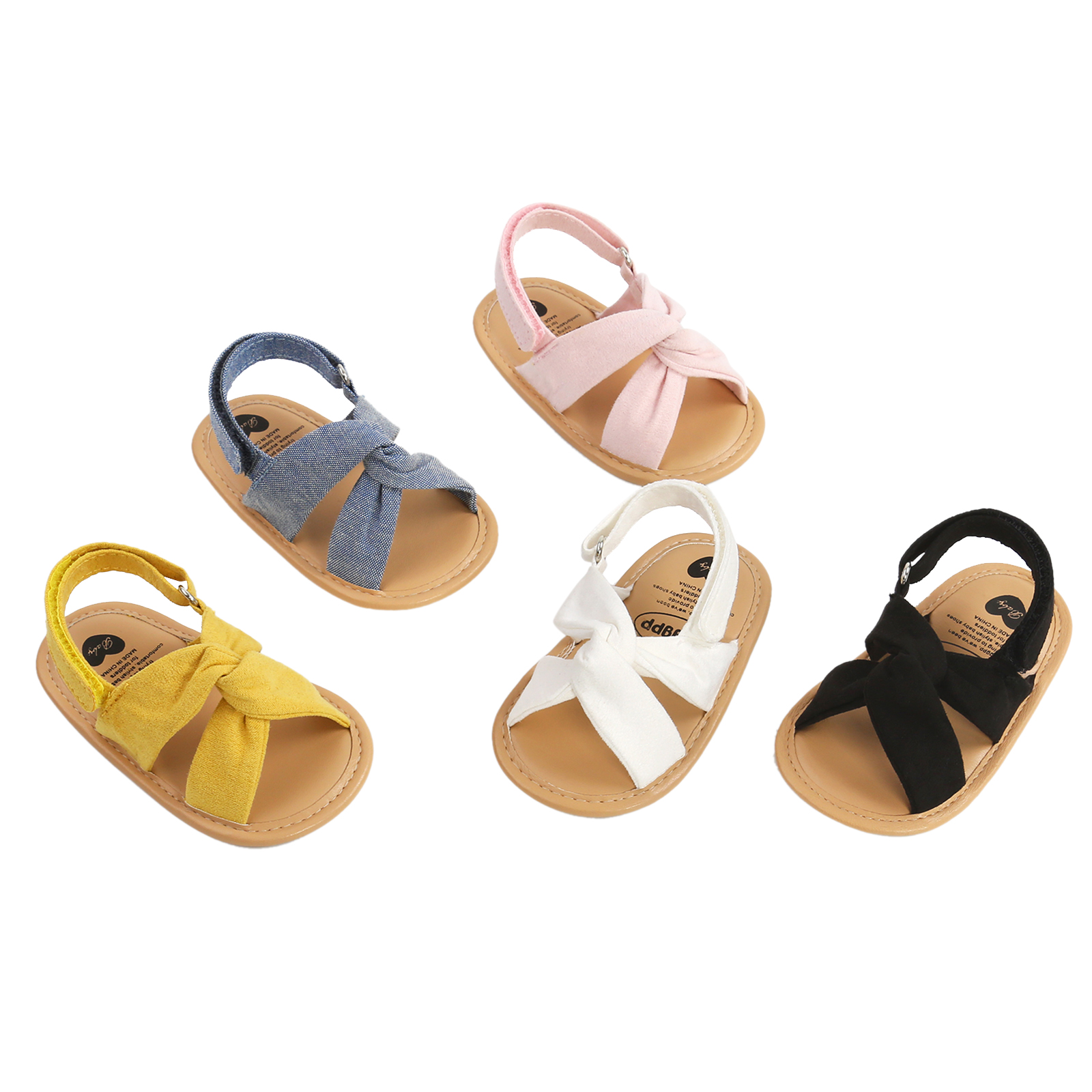 Ma&baby 0-18m zomerschoenen voor baby meisjes fluwelen sandalen klompjes casual pasgeboren babyschoenen