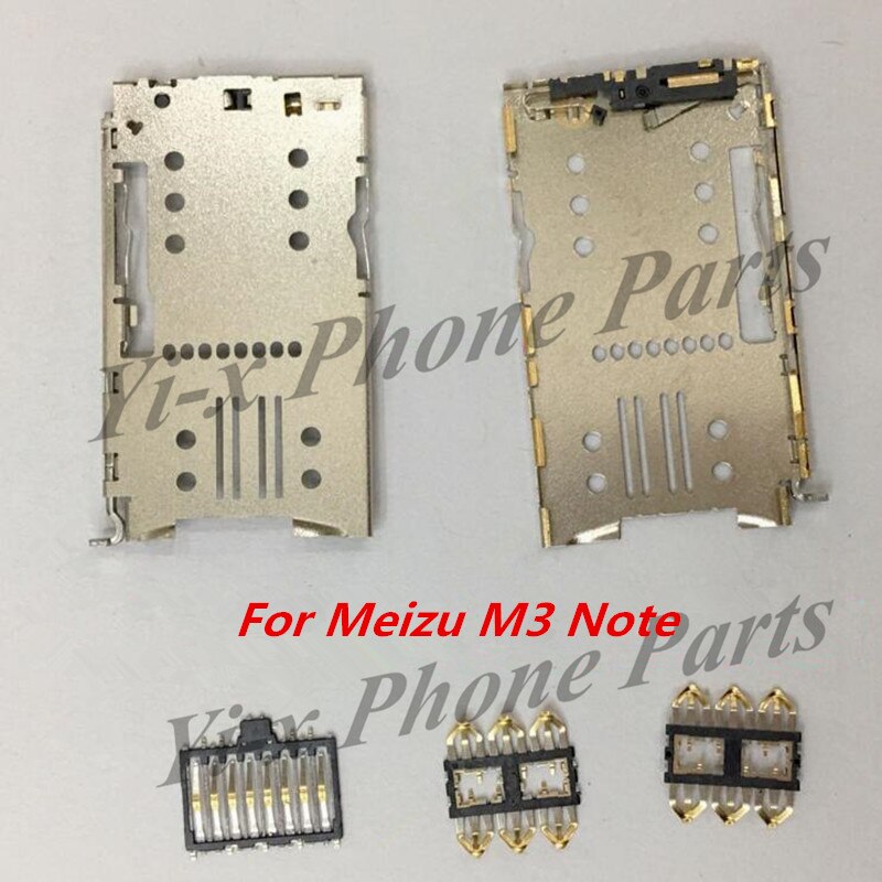 1 Set voor Meizu M3 Note SIM Kaartlezer Connector Houder Vervanging Onderdelen