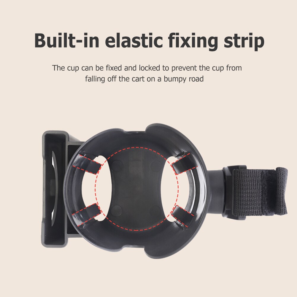 Baby Stroller Cup Holder+Phone Rack Universal Cup Holder for Pram Stroller Carrying Case Baby Carriage Cup Bottle Holder Guggy