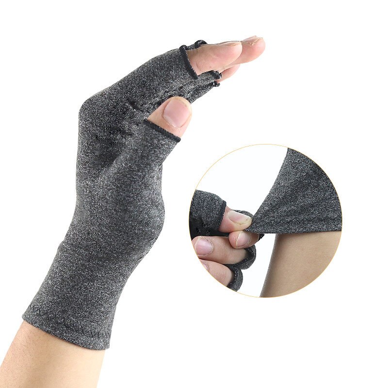 1 Pair Women Men Hand Wrist Support Brace Anti Arthritis Therapy Splint Compression Gloves Joint Pain Relief Sports Protector
