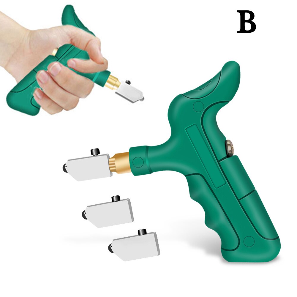 Hoge Sterkte Keramische Tegel Glassnijder Handheld Tegel Cutter Opener Thuis Multifunctionele Glassnijder Diamond Cutting Hand gereedschap: B