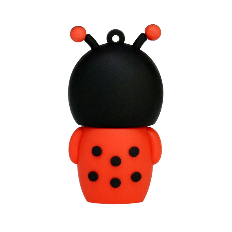 Cartoon pamięć USB 128GB Cute Beetle USB 2.0 Pendrive 256GB Pen Drive 64GB 32GB 16GB pamięci pamięć USB chrząszcze dysk pamięci