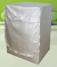 Waterproof Cover For Drum Washing Machine Dust-proof Sunscreen Washer Dryer Cover roller Washing machine cover: Lace Buckle / S